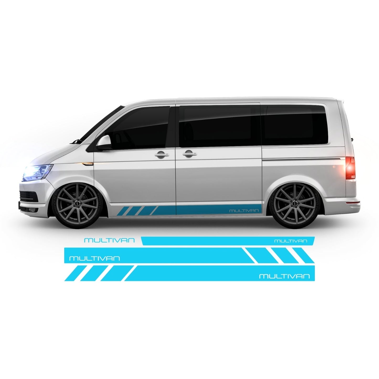 VW Bus T6 Multivan Seitenstreifen - Set 10002.09
