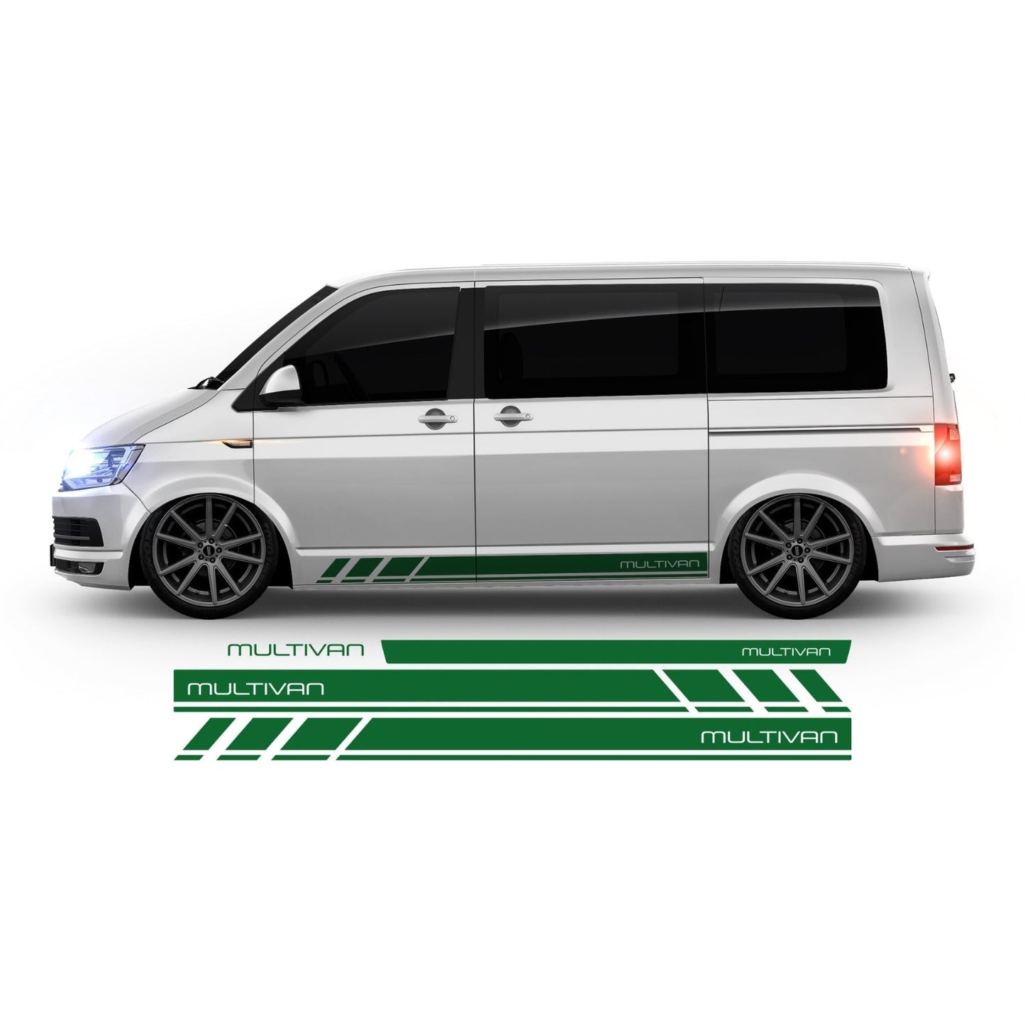 VW Bus T6 Multivan Seitenstreifen - Set 10004.09