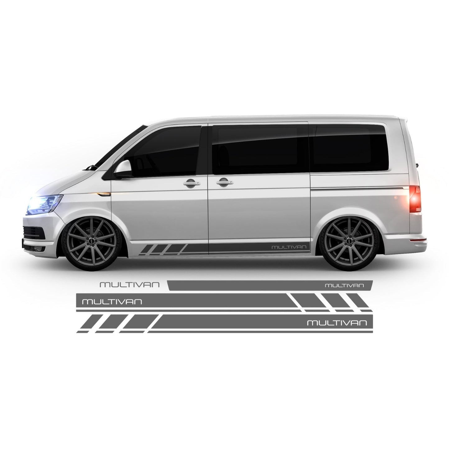 VW Bus T6 Multivan Seitenstreifen - Set 10004.09