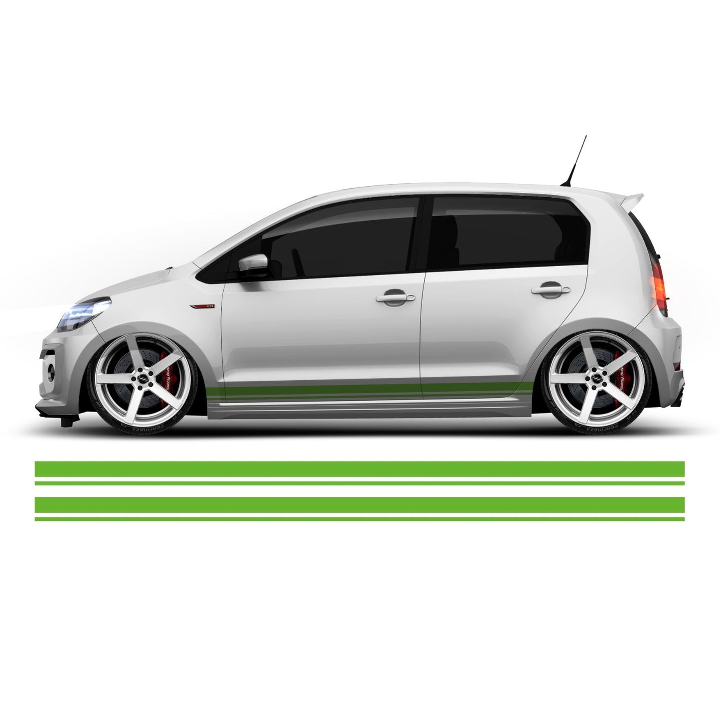 Seat Mii, Skoda Citigo, VW Up Seitenstreifen - Set 20002