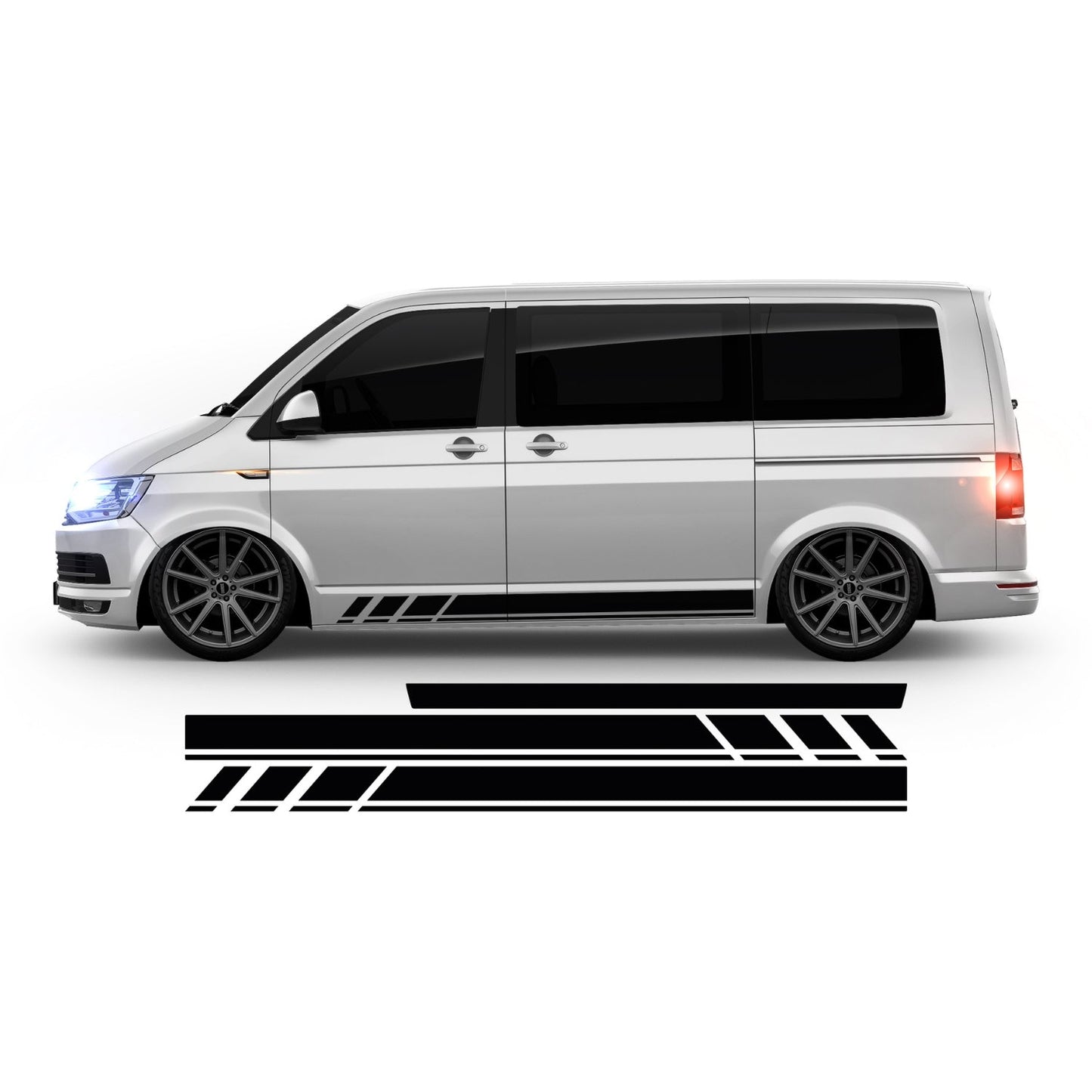 VW Bus T6 Blank Side Stripes - Set 10004.02