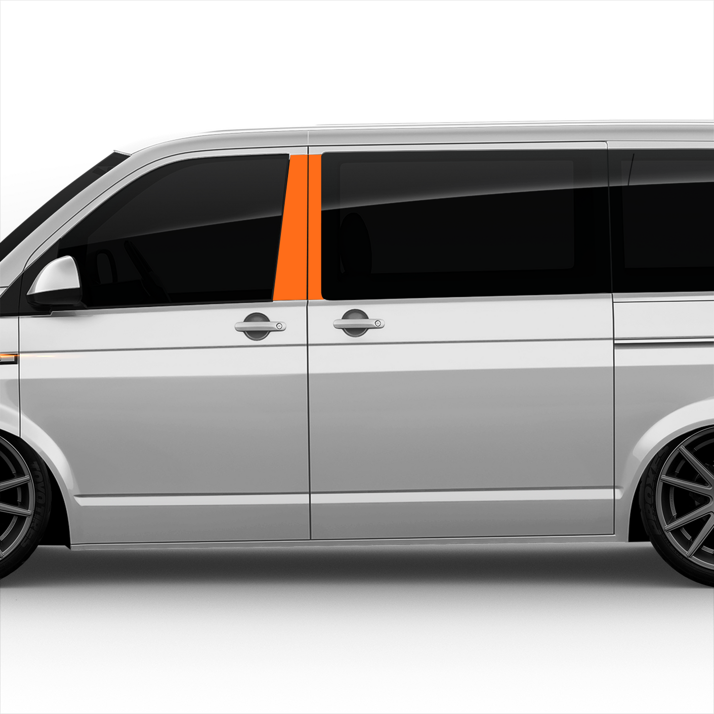 VW Bus Dekor für B-Säule passend für VW T5 T6 & T6.1 Set 10100.01