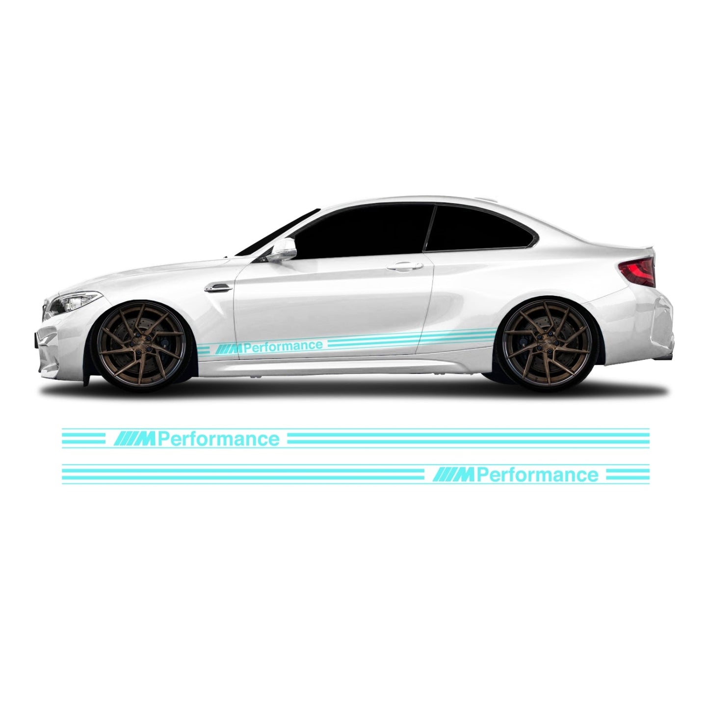 BMW 2er F22 & F23 Coupe und Cabrio Seitenstreifen - Set 50002
