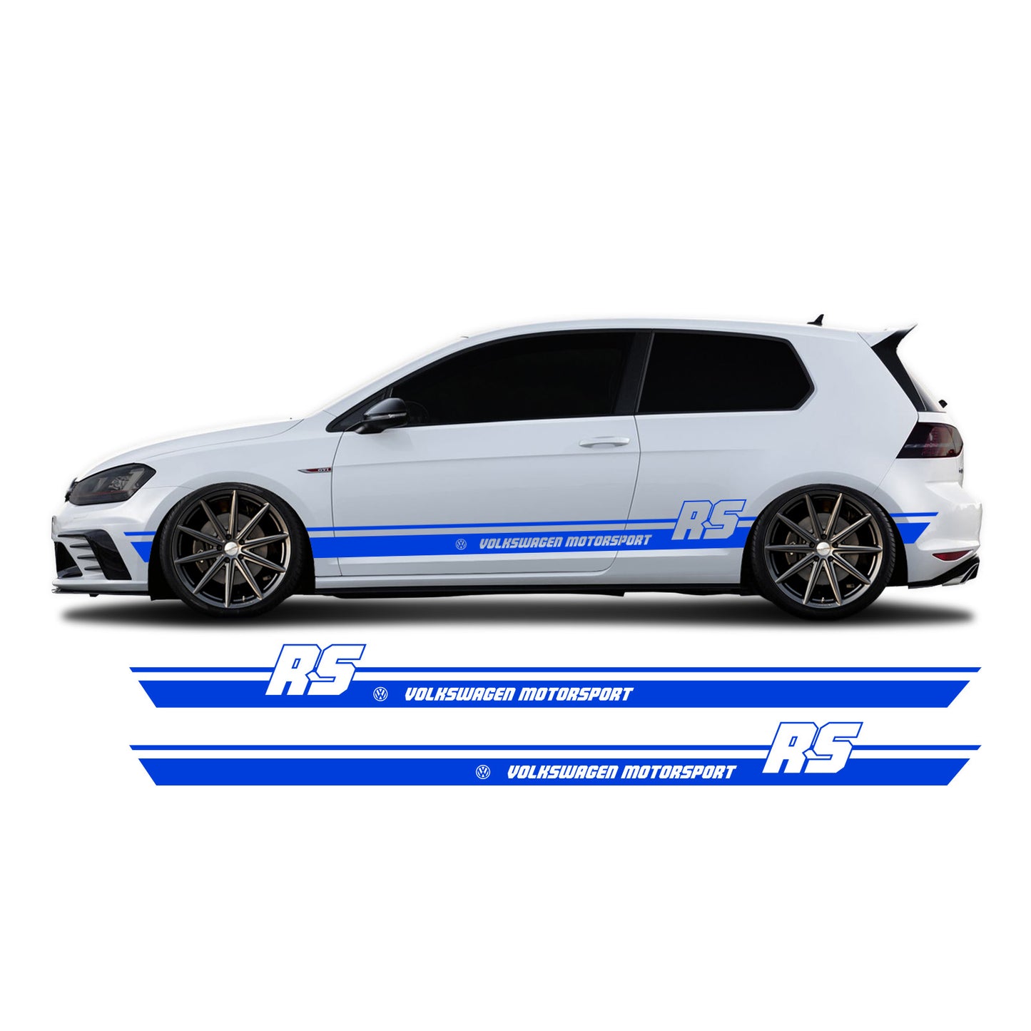 VW Golf 7 side stripes with RS - Set 60003