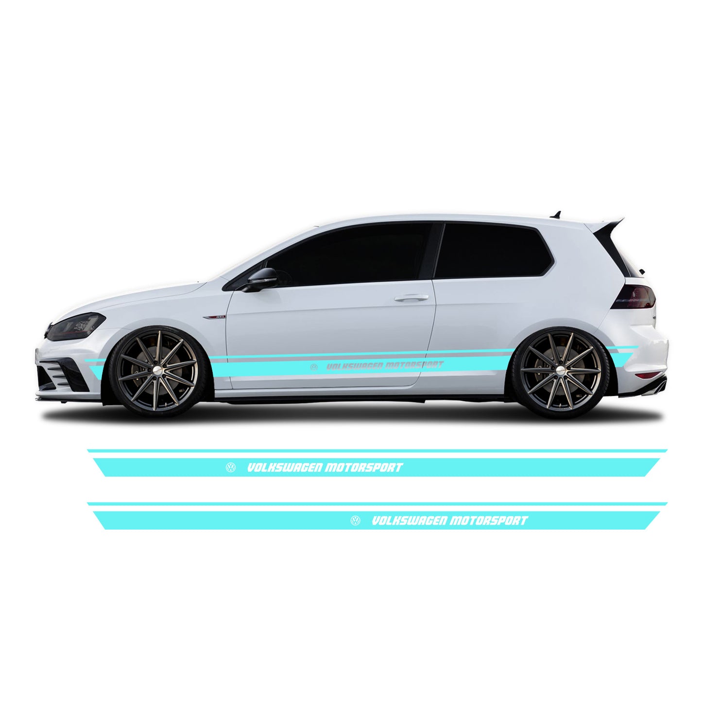 VW Golf 7 Seitenstreifen ohne RS - Set 60002