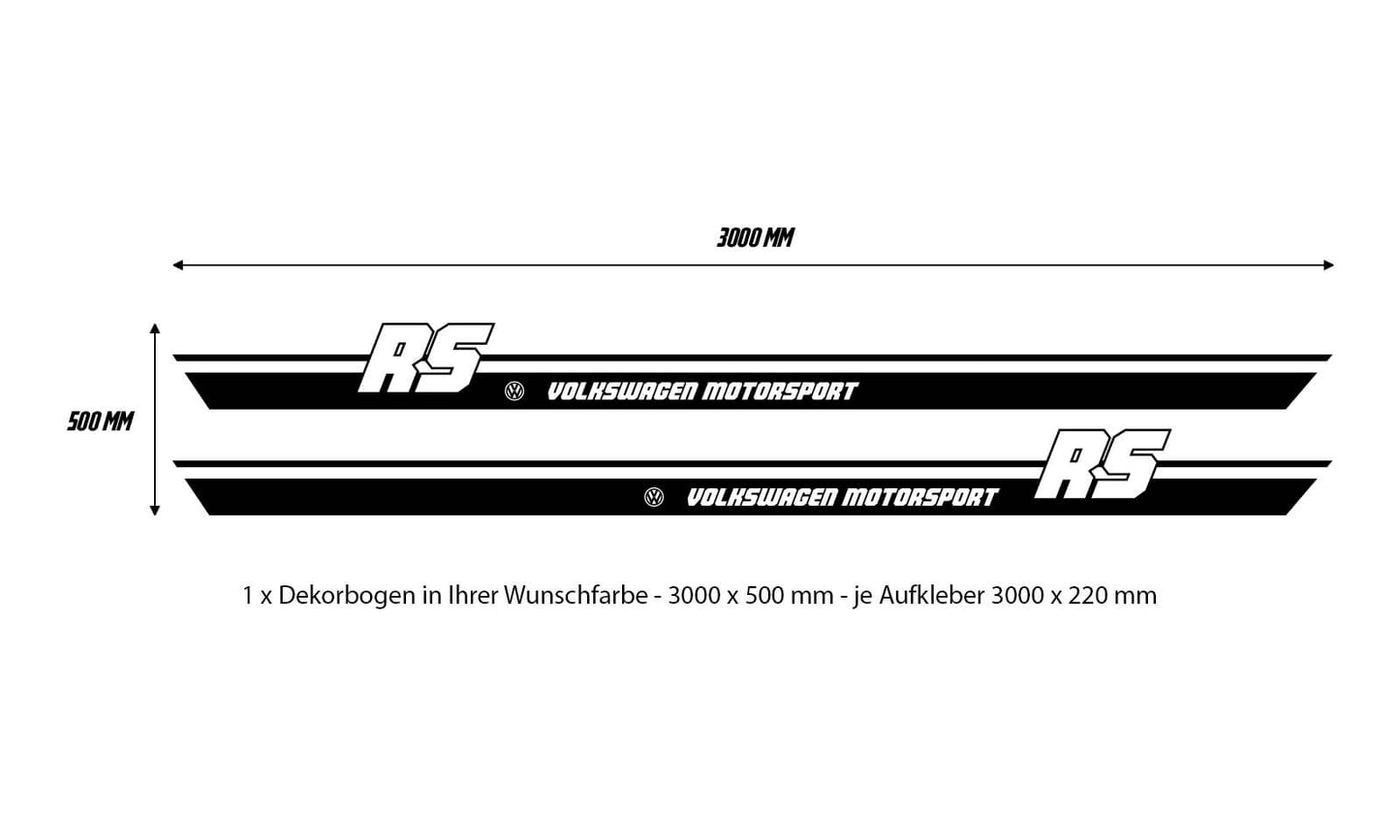 VW Golf 7 side stripes with RS - Set 60003