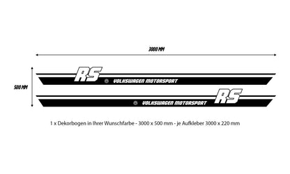 VW Golf 7 side stripes with RS - Set 60003