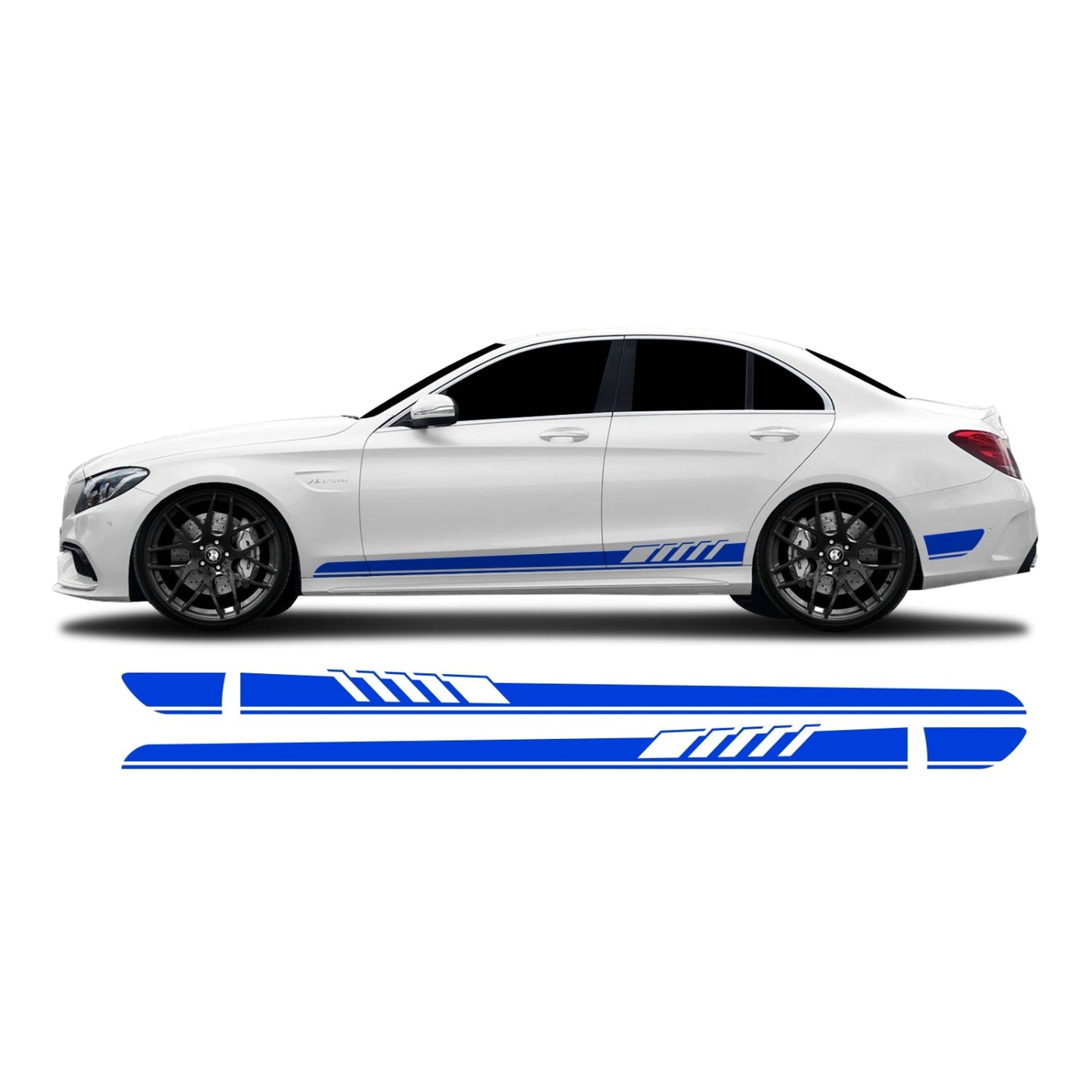 Mercedes C Klasse W205 Seitenstreifen - Set 40002