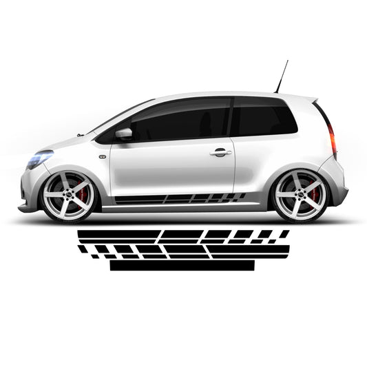 Seat Mii, Skoda Citigo, VW Up Seitenstreifen - Set 20003