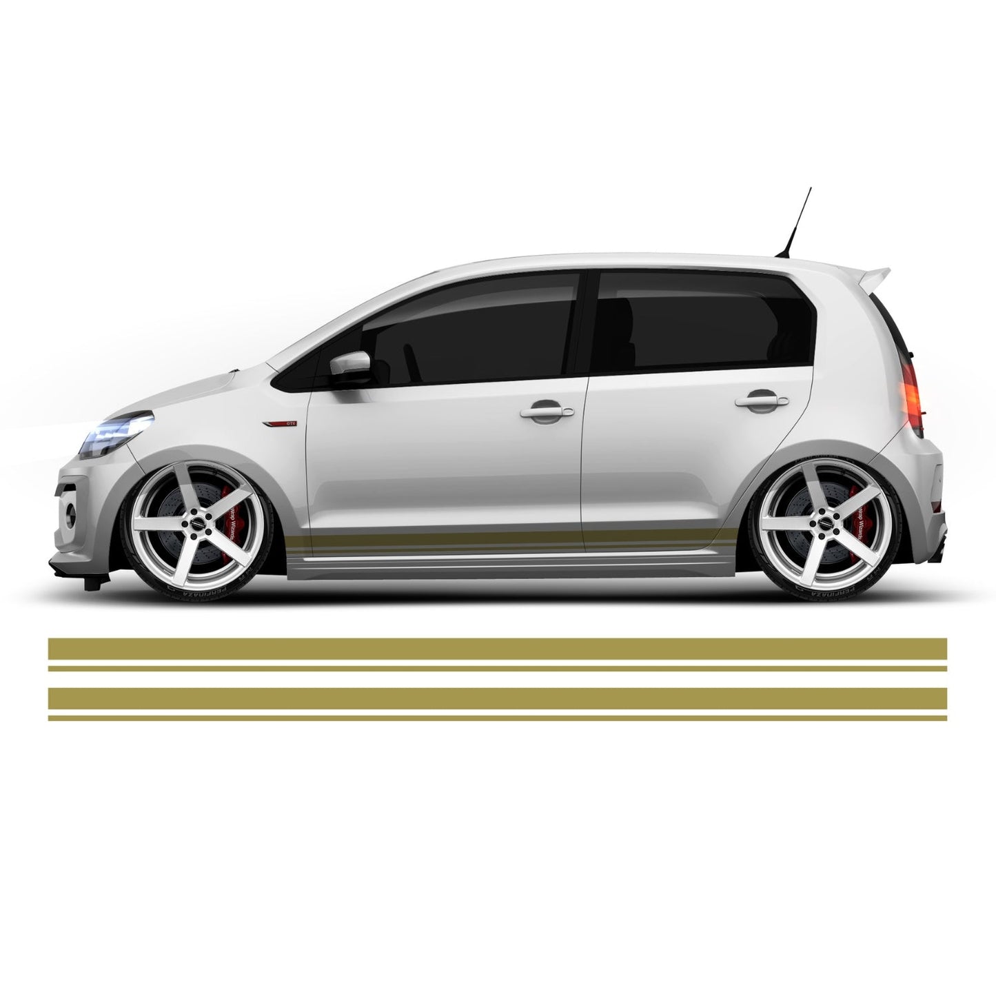 Seat Mii, Skoda Citigo, VW Up Seitenstreifen - Set 20002
