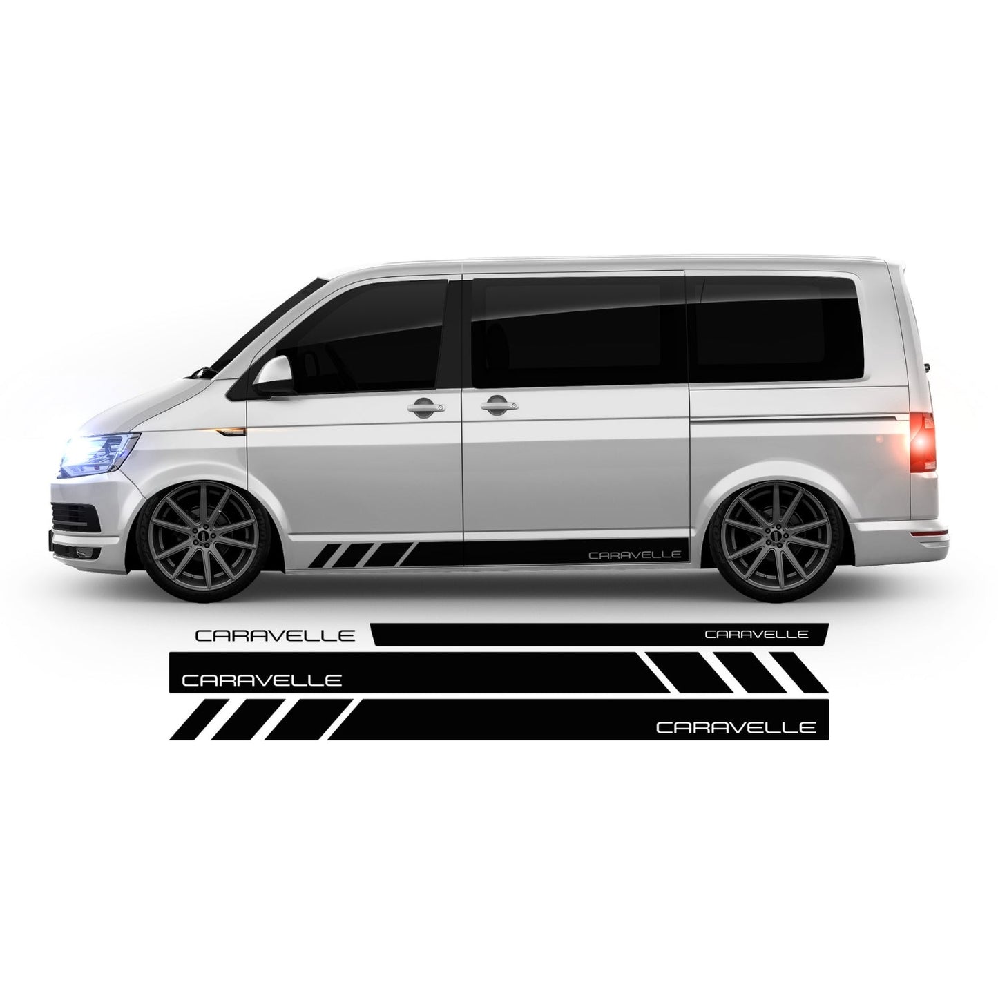 VW Bus T5 Caravelle side stripes - Set 10002.06