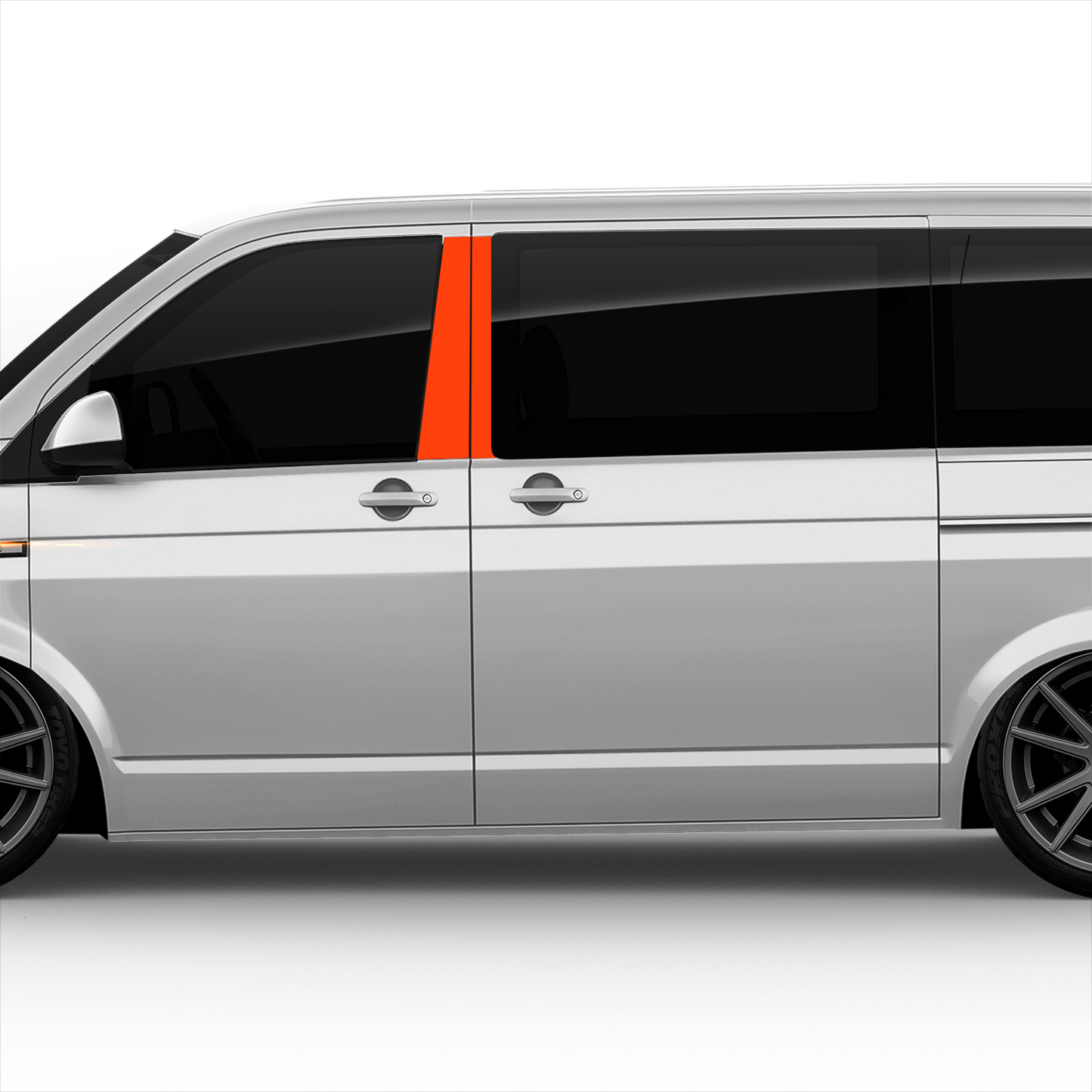 VW Bus Dekor für B-Säule passend für VW T5 T6 & T6.1 Set 10100.01
