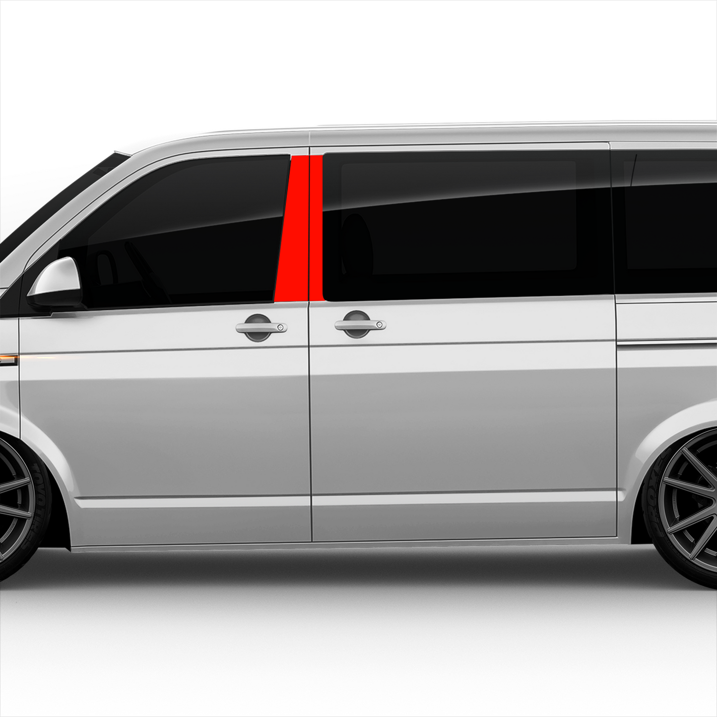VW Bus Dekor für B-Säule passend für VW T5 T6 & T6.1 Set 10100.01