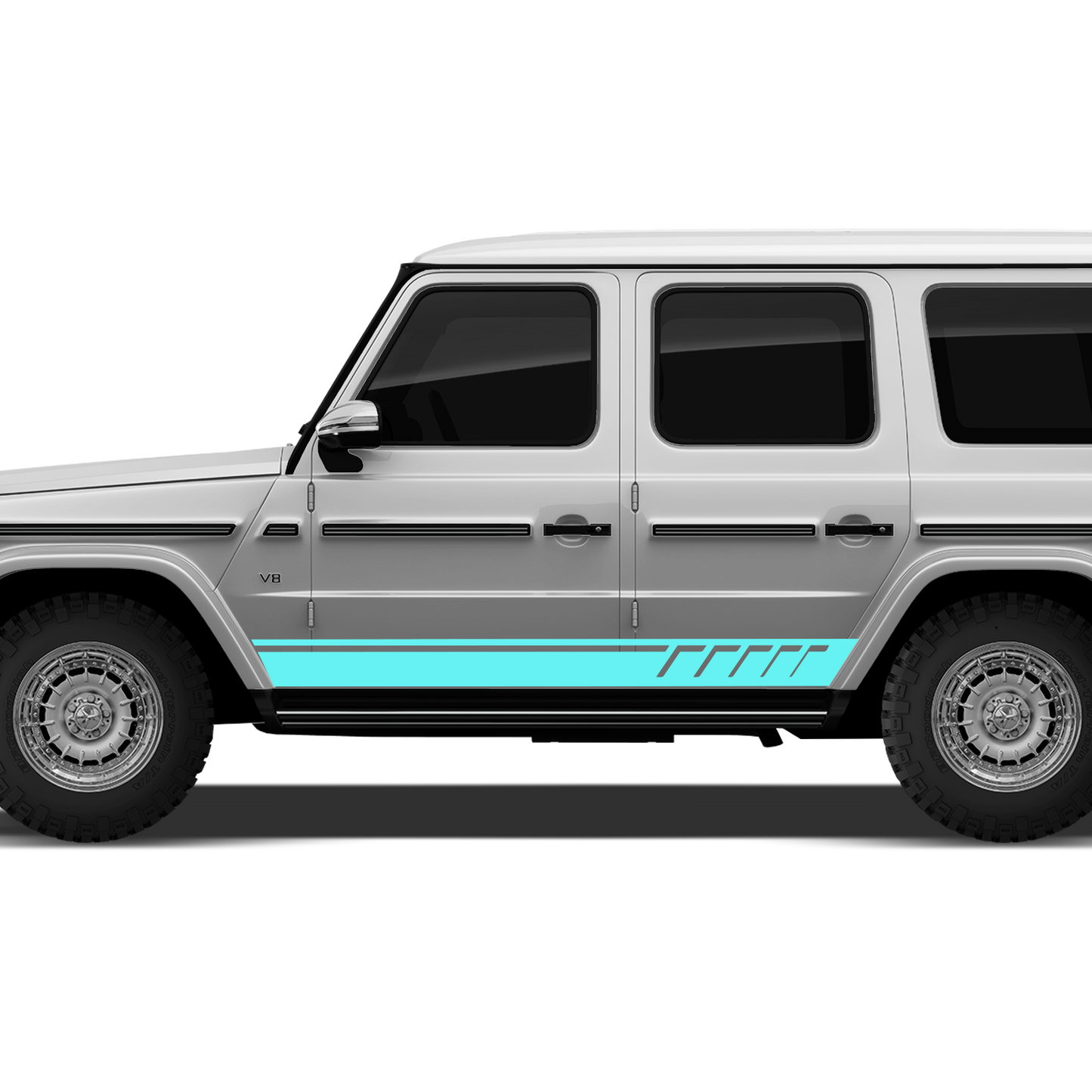 Mercedes G Klasse W463 Seitenstreifen - Set 40003