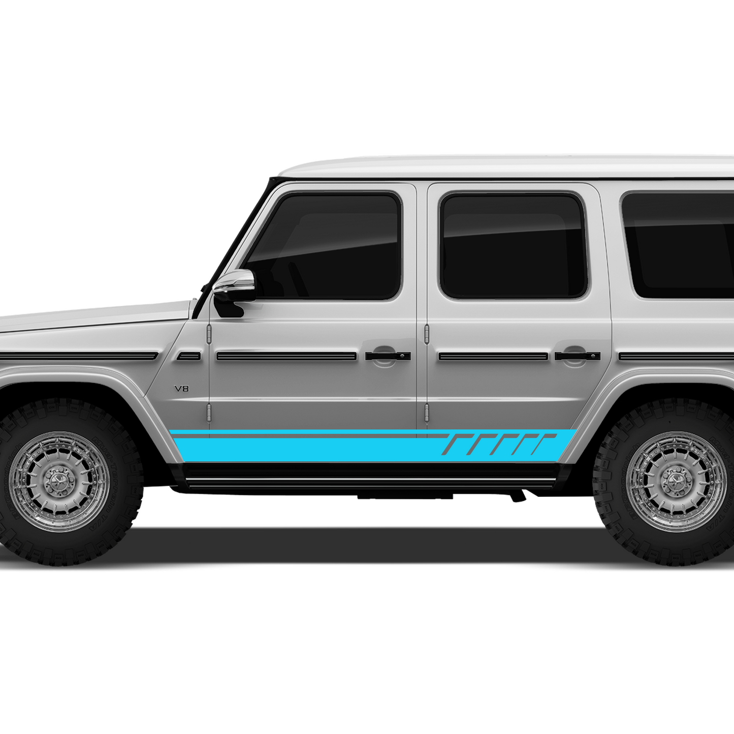 Mercedes G Klasse W463 Seitenstreifen - Set 40003