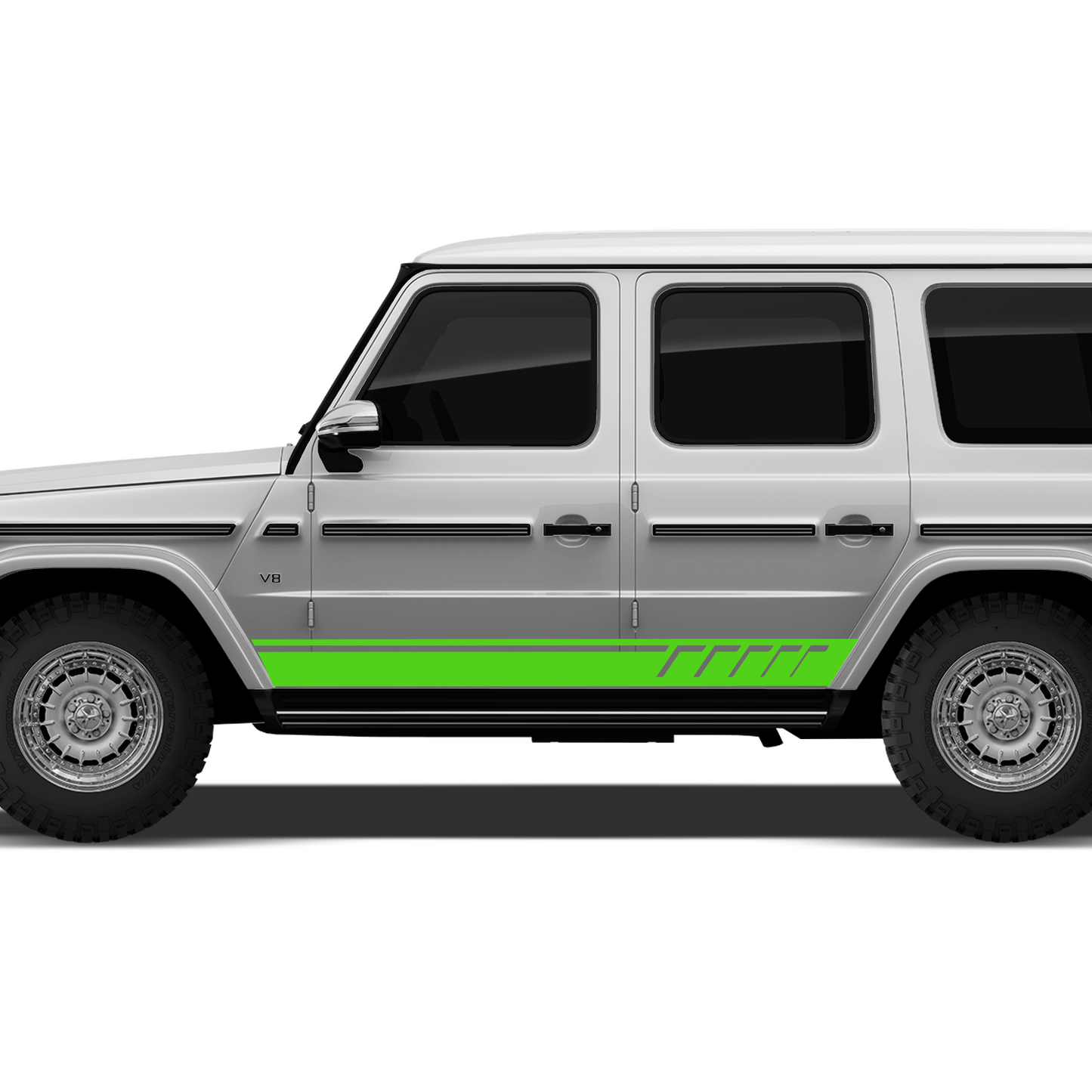 Mercedes G Klasse W463 Seitenstreifen - Set 40003