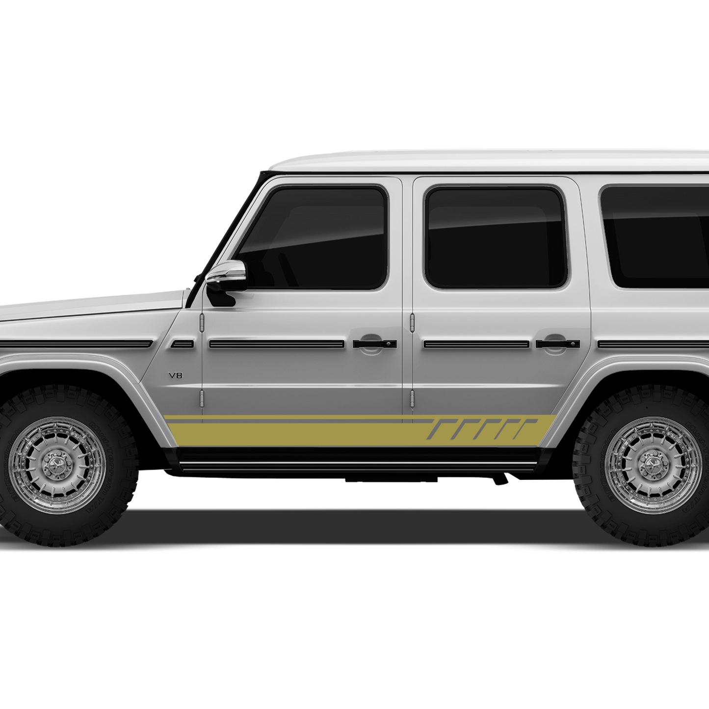 Mercedes G Klasse W463 Seitenstreifen - Set 40003