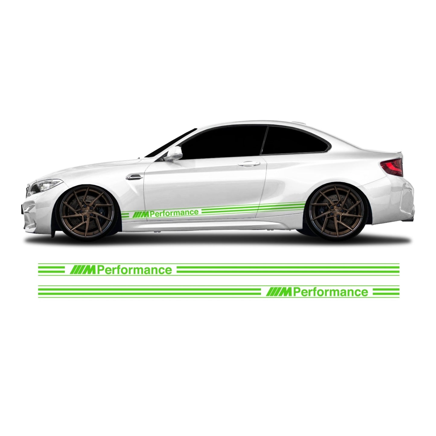 BMW 2er F22 & F23 Coupe und Cabrio Seitenstreifen - Set 50002