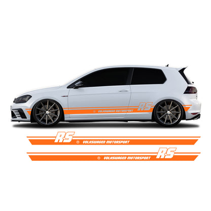 VW Golf 7 side stripes with RS - Set 60003