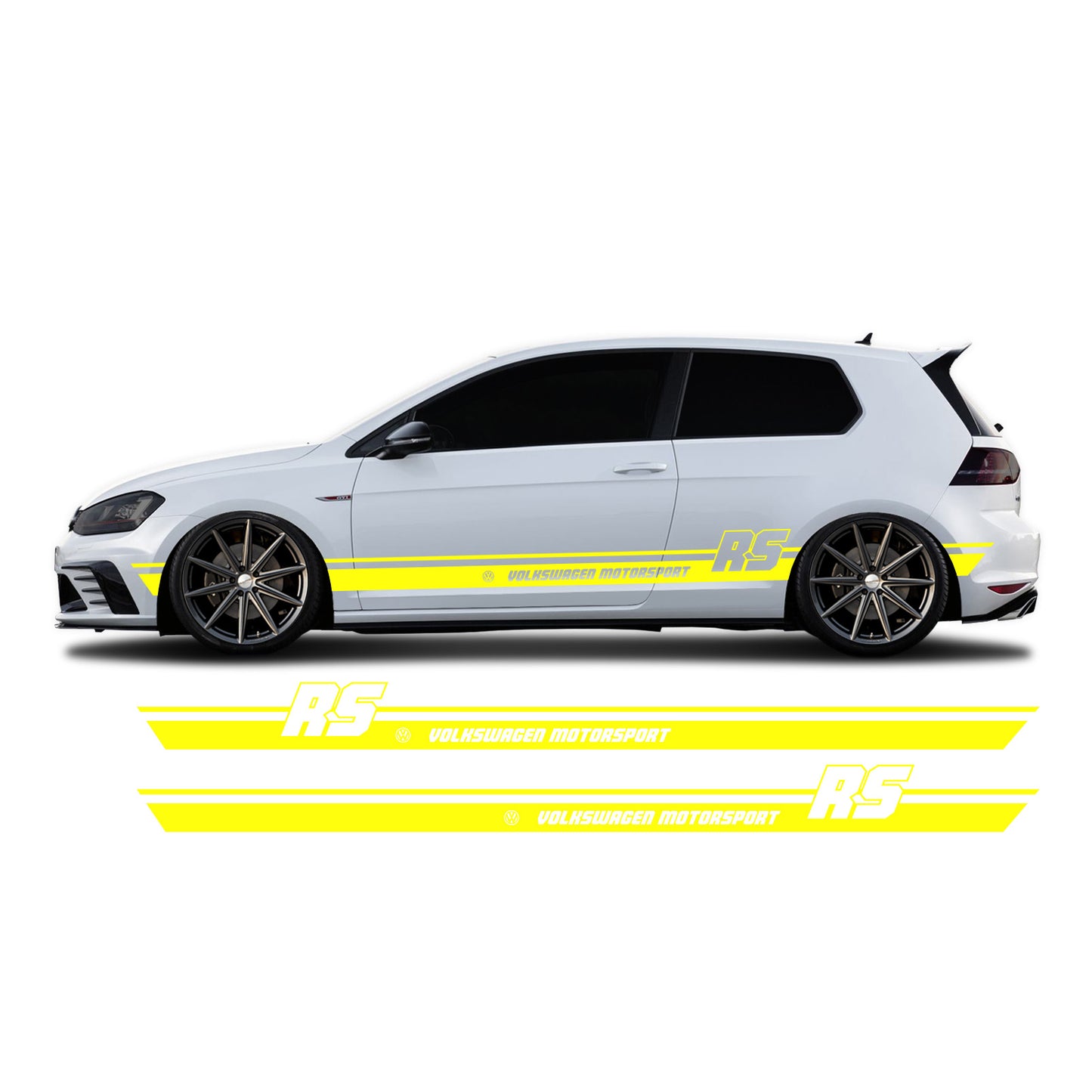 VW Golf 7 side stripes with RS - Set 60003