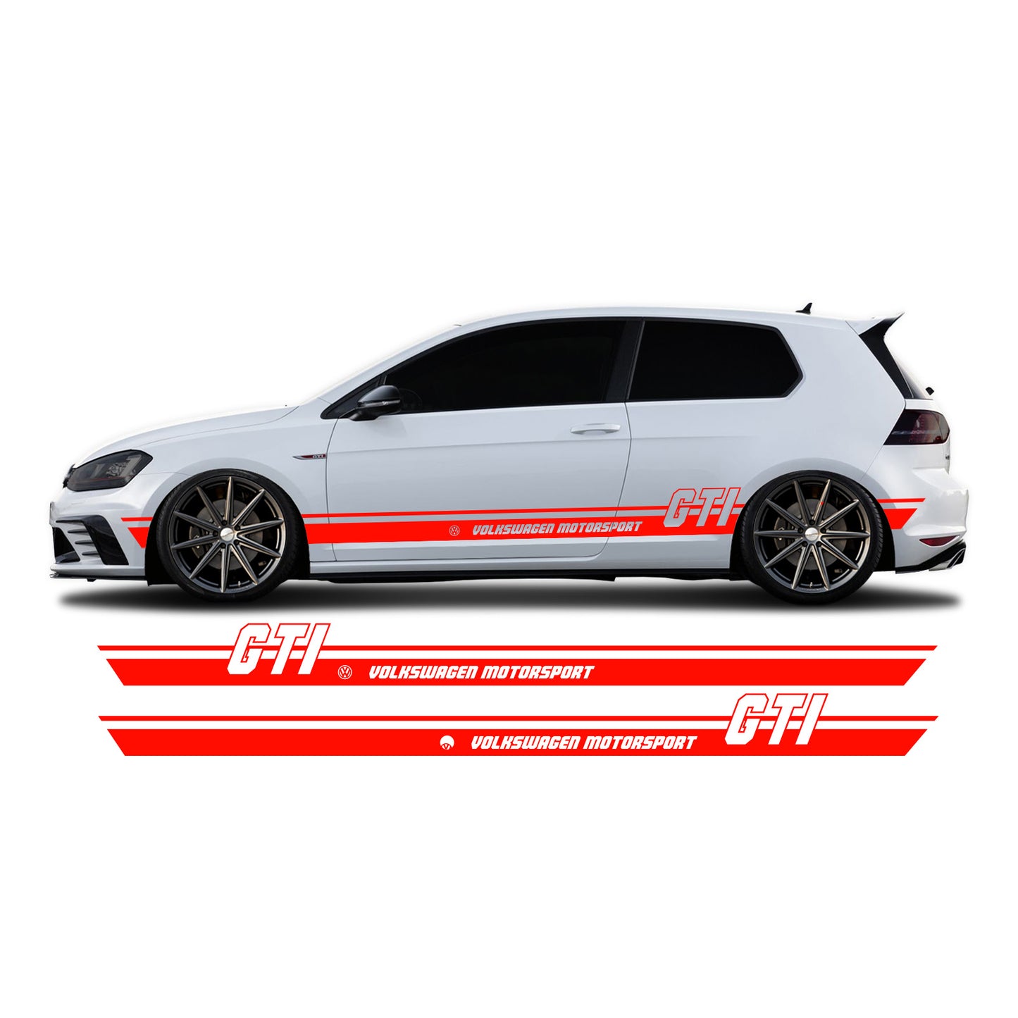 VW Golf 7 Seitenstreifen GTI - Set 60004