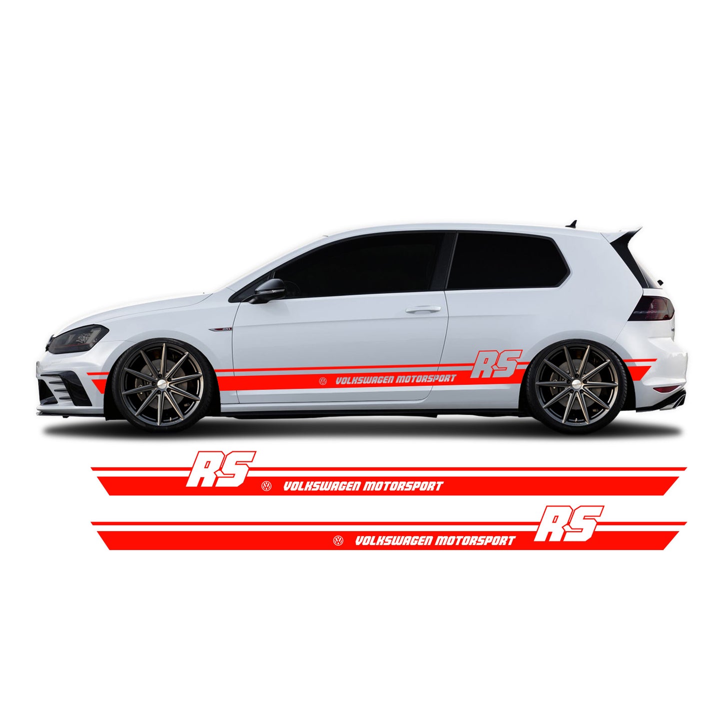 VW Golf 7 side stripes with RS - Set 60003