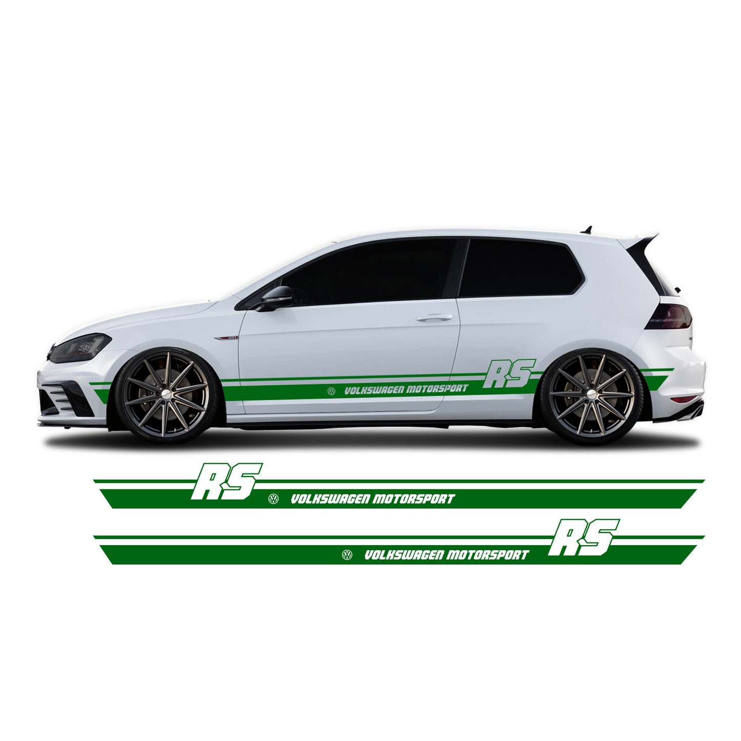 VW Golf 7 side stripes with RS - Set 60003