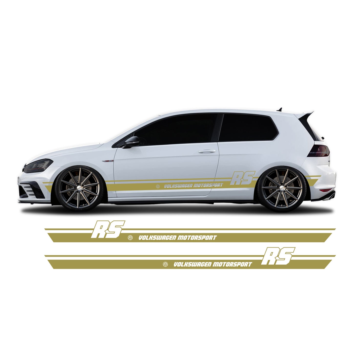 VW Golf 7 side stripes with RS - Set 60003
