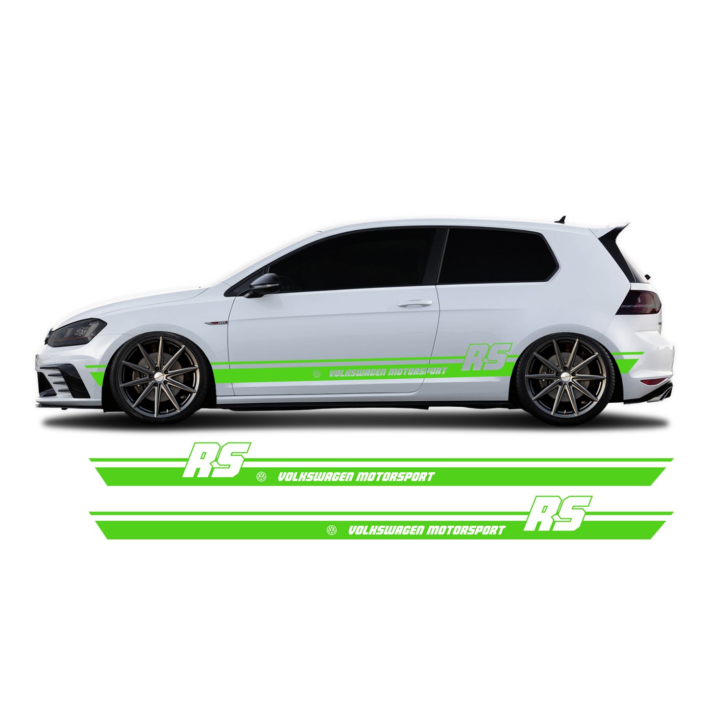 VW Golf 7 side stripes with RS - Set 60003