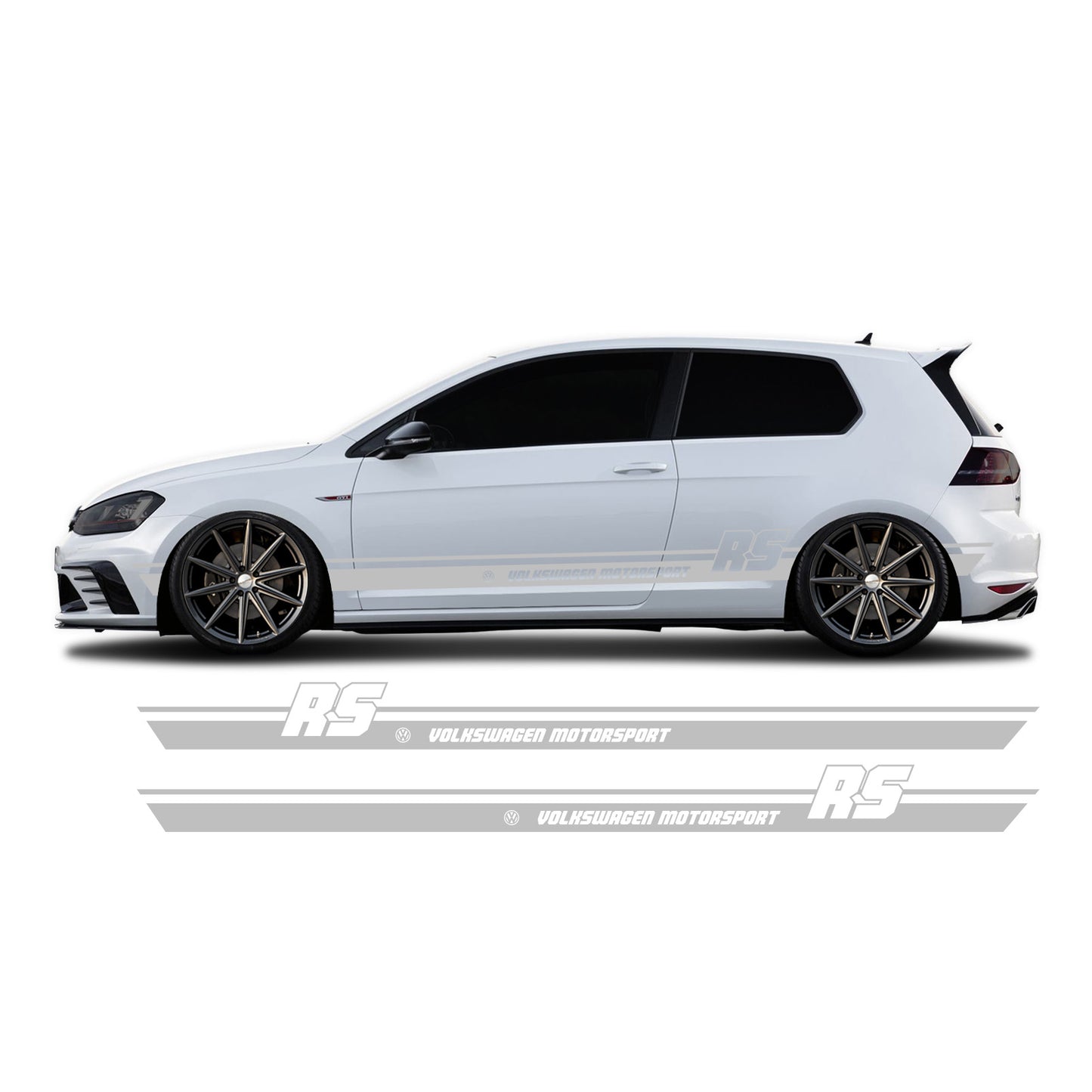 VW Golf 7 side stripes with RS - Set 60003
