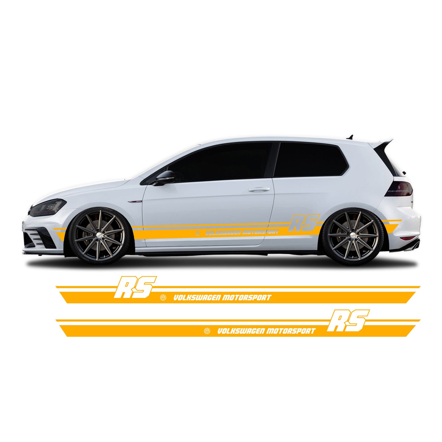 VW Golf 7 side stripes with RS - Set 60003
