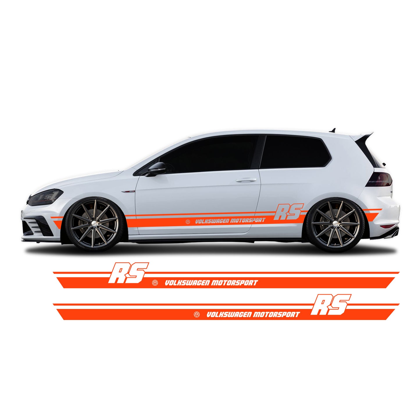 VW Golf 7 side stripes with RS - Set 60003