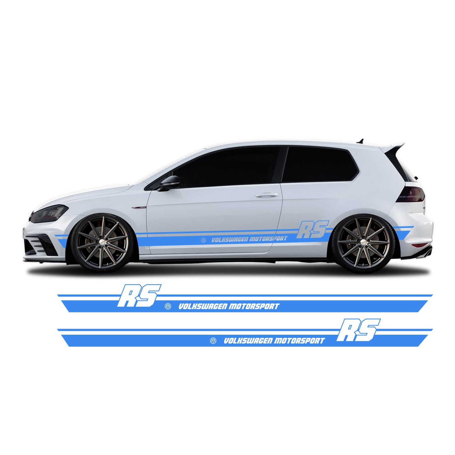 VW Golf 7 side stripes with RS - Set 60003