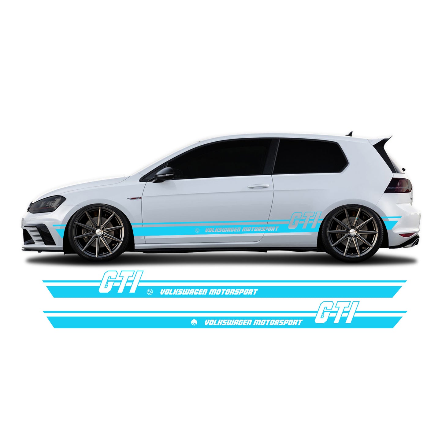 VW Golf 7 Seitenstreifen GTI - Set 60004