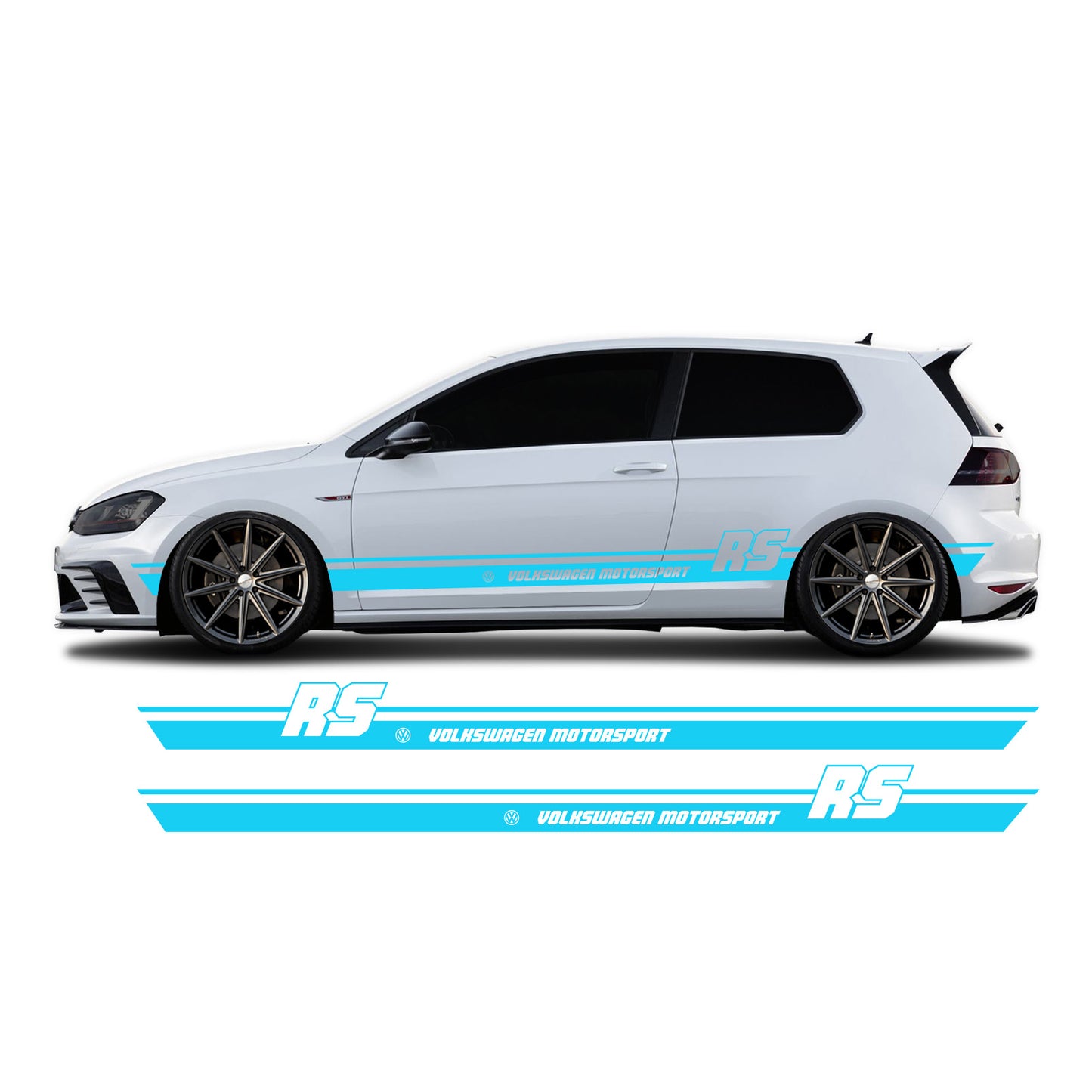 VW Golf 7 side stripes with RS - Set 60003