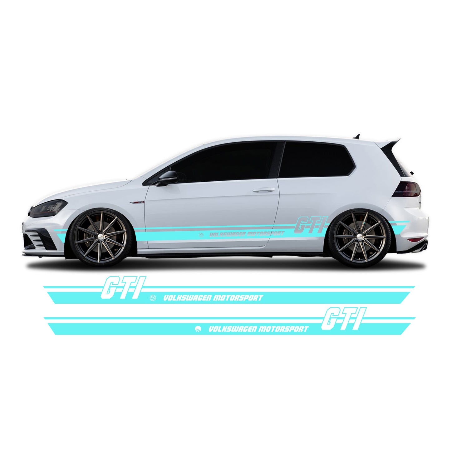 VW Golf 7 Seitenstreifen GTI - Set 60004