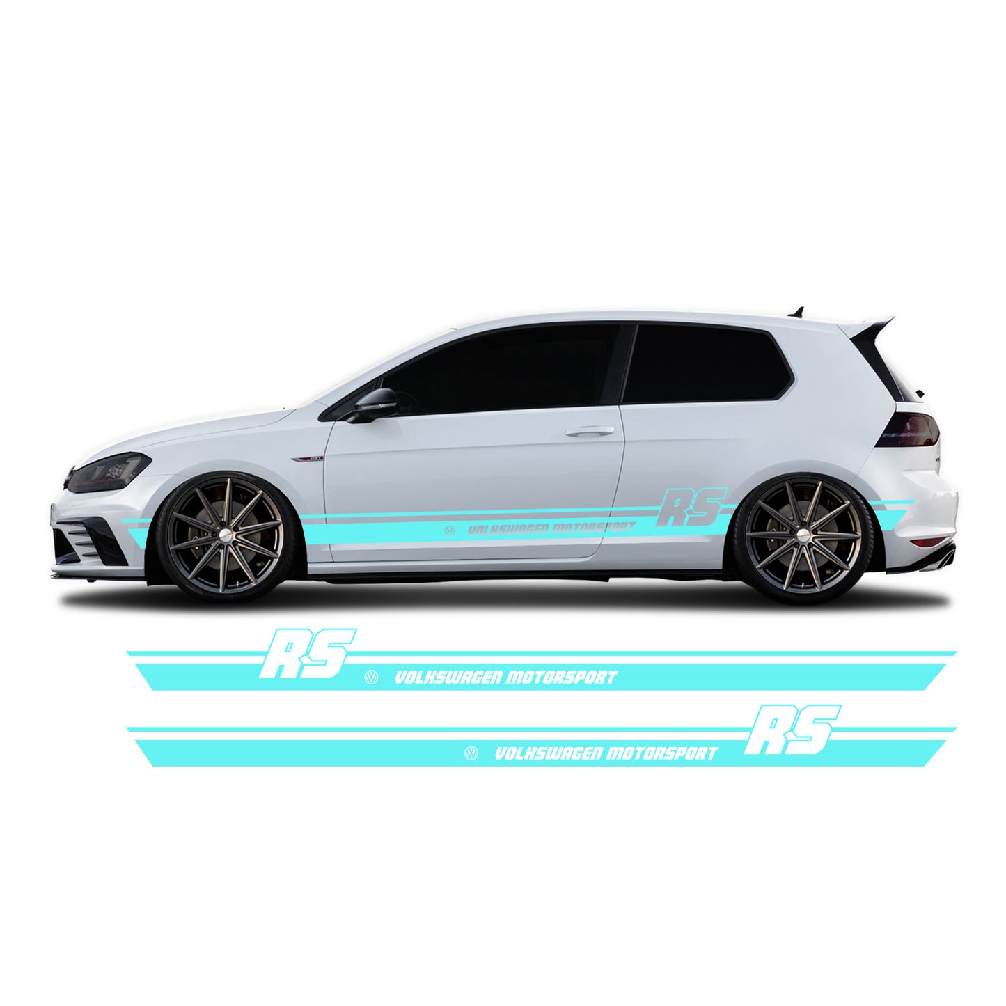 VW Golf 7 side stripes with RS - Set 60003
