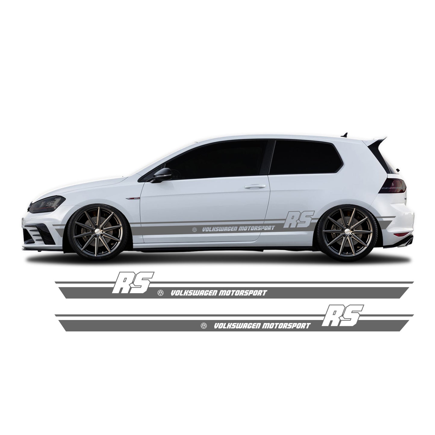 VW Golf 7 side stripes with RS - Set 60003