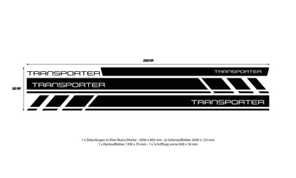 VW Bus T4 Transporter Seitenstreifen - Set 10004.10