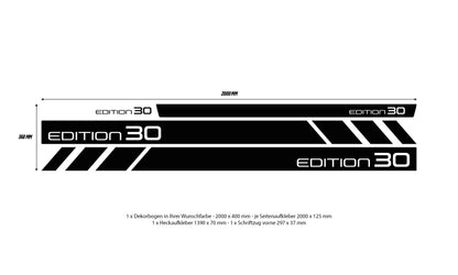 VW Bus T4 Edition 30 side stripes - Set 10002.08.2