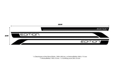 VW Bus T5 Editon Seitenstreifen - Set 10008.07S